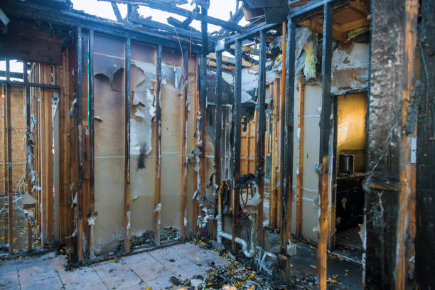Professional Emergency Fire Cleanup technician working in Benton, LA